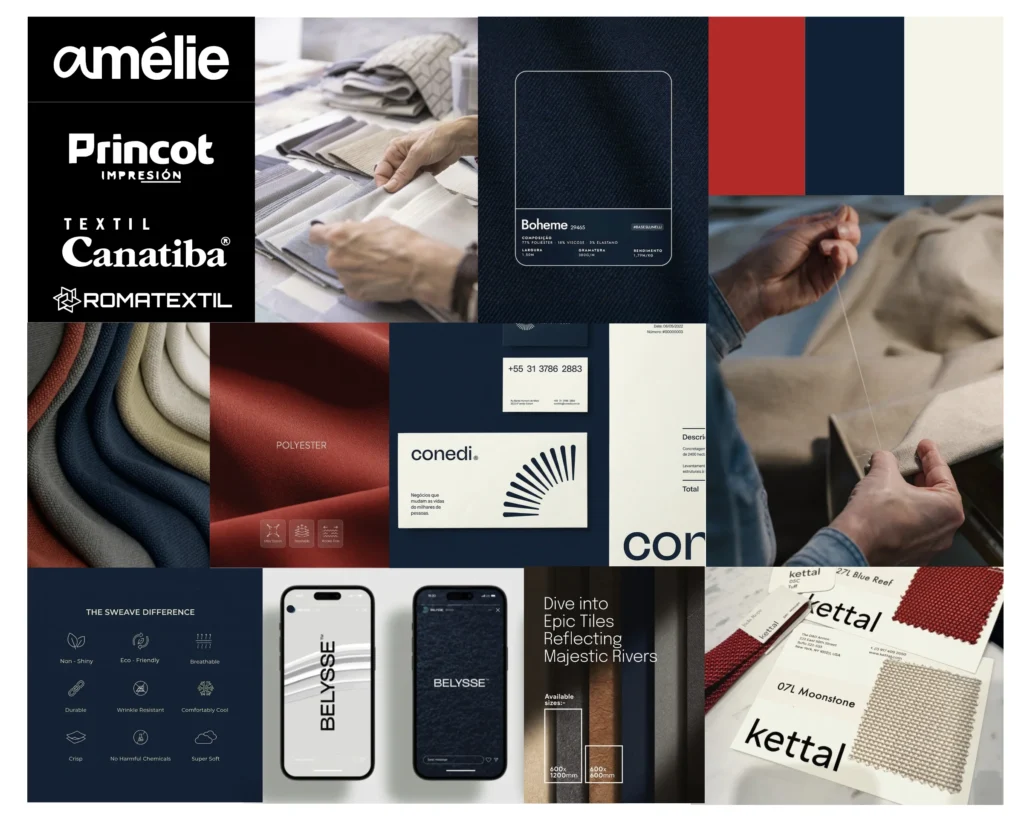 Auditoría de marca y moodboard corporativo