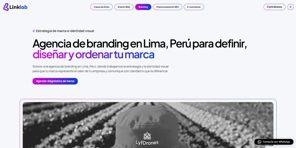 Linklab top 3 agencias de branding