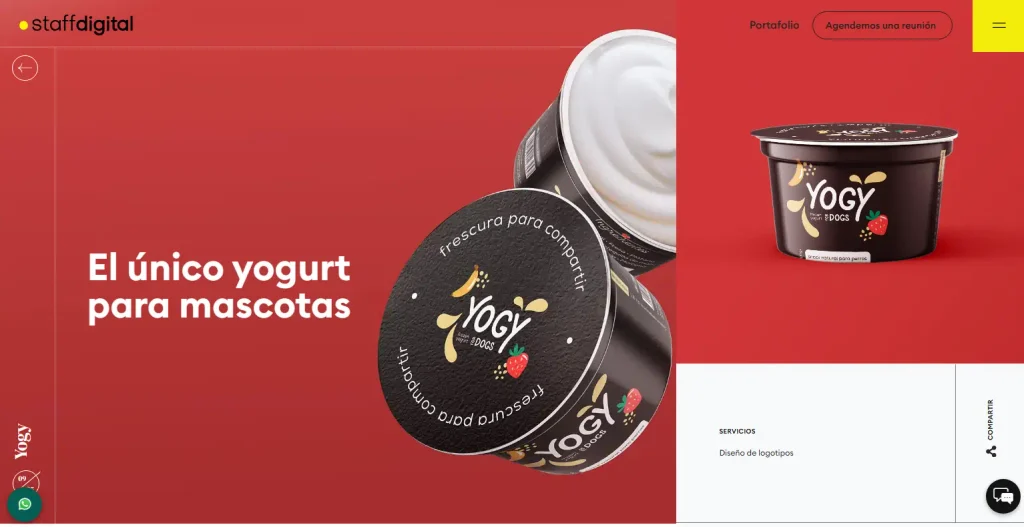 STAFFDIGITAL top 7 agencias de branding
caso de éxito YOGY